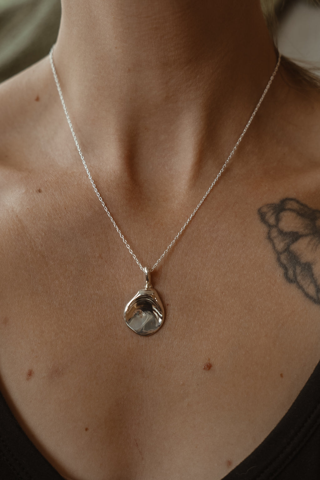 The North Star Worry Stone Sterling Silver