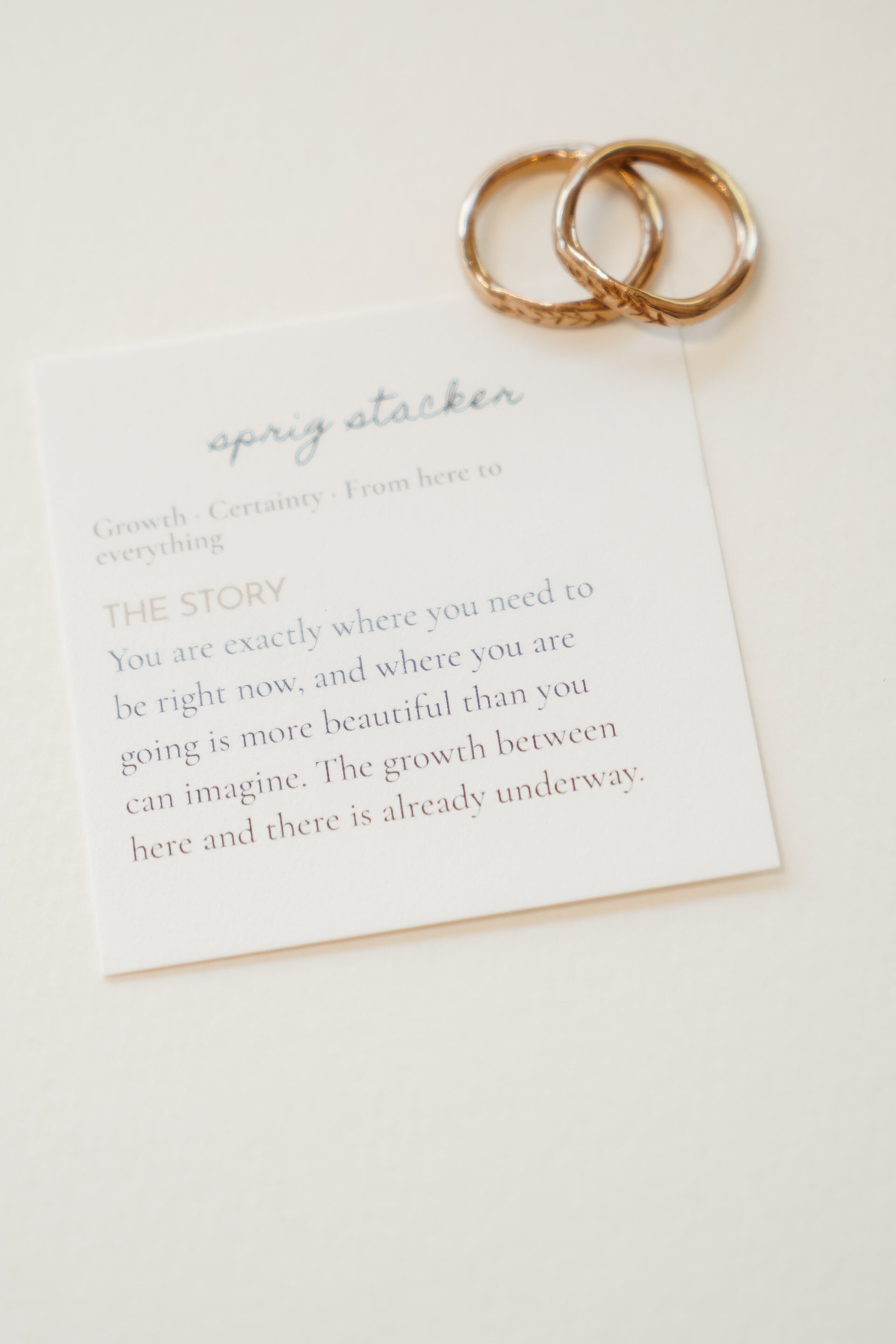 the sprig stacker